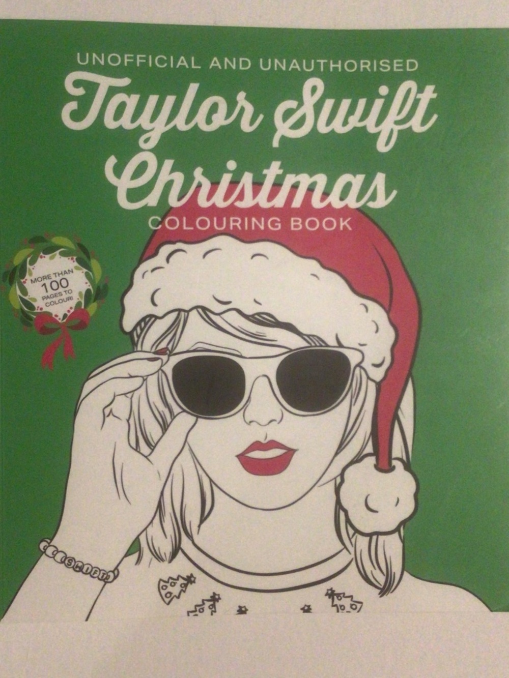 NWOT Unofficial and Unauthorized Taylor Swift Christmas Colouring Book
